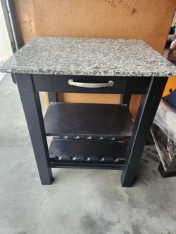 Granite Bar Cart 