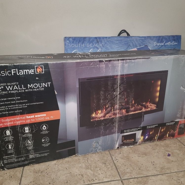 Electric Fireplace 42 Inch Classic Flame for Sale in Garden Grove, CA -  OfferUp