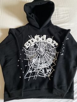 Sp5der OG Web Hoodie 'Black' large