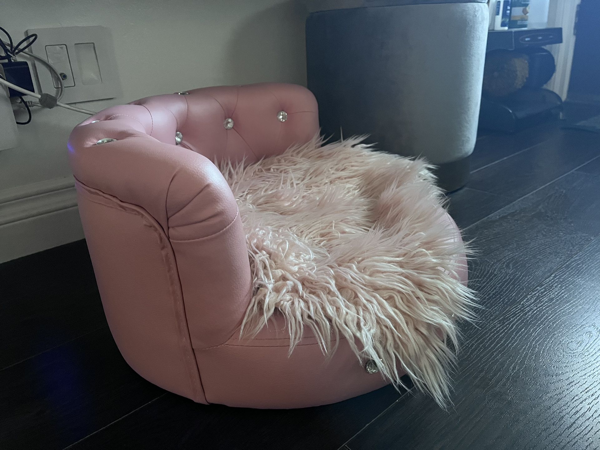 Pink Small Dog Couch/bed