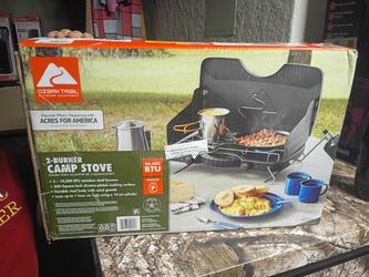Portable 2-Burner Camping Propane Stove