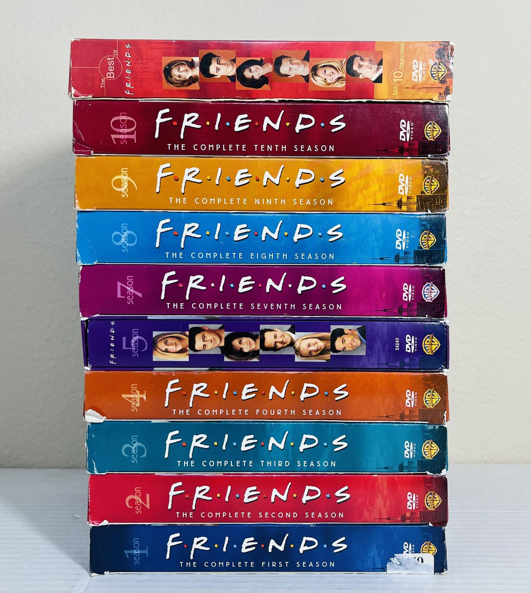 FRIENDS The Series Seasons 1 2 3 4 5 7 8 9 10 DVD LOT Box Set | Missing #6