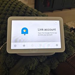 Google Nest Hub with Built-In Google Assistant in Color Chalk-Like New