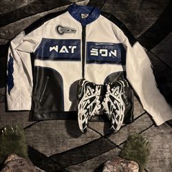Blue And White Varsity Jacket