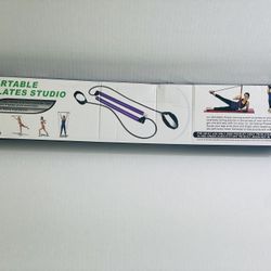 Exercise Portable Pilates Studio Purple No Heavy Equipment Travel Pilates