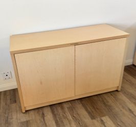 Cabinet beige wood