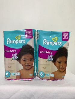 Pampers cruisers size 6
