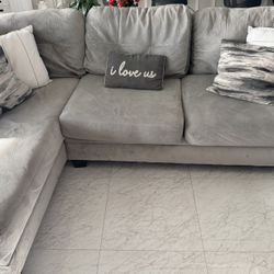 Grey American signature Sofa Sectional 
