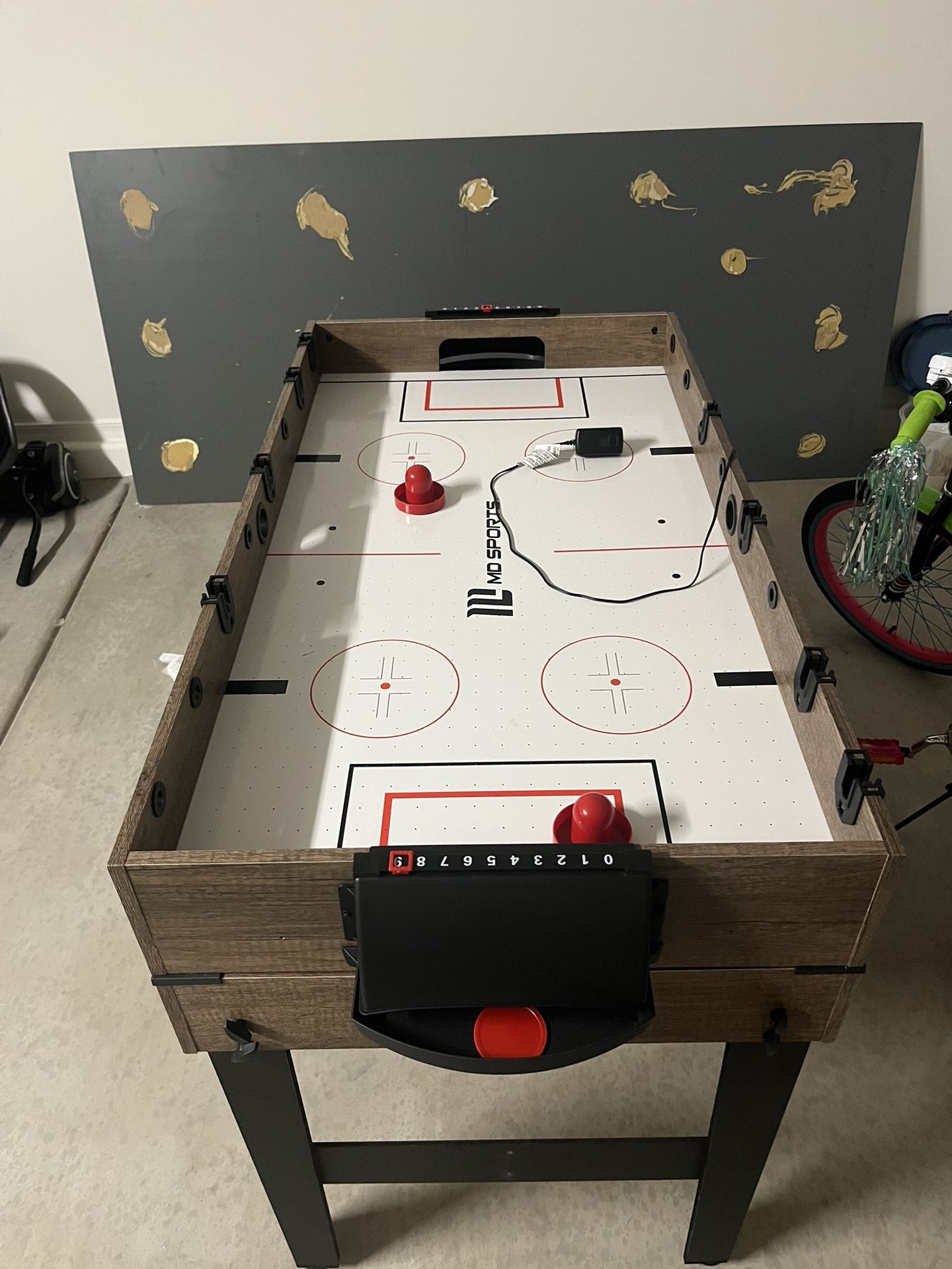 4ft Air Hockey And Pool Table