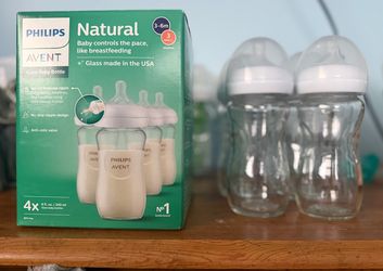 Phillips Avent Glass Baby Bottles