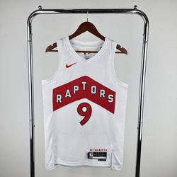 NBA Raptors Home White #9 Barrett Jersey
