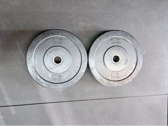 45 pound rubber plates