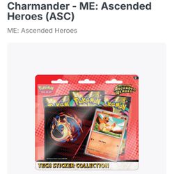 Mega Evolution: Ascended Heroes Tech Sticker Collection - Charmander - ME: Ascended Heroes (ASC)