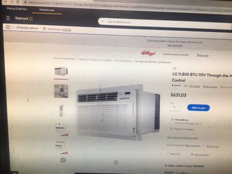 New LG Window Insert A/C 11,800 btu 110v