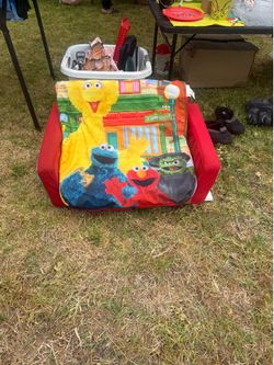 Sesame Street couch bed