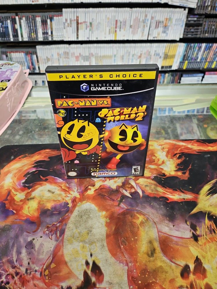 Pac-Man vs./Pac-Man World 2 Nintendo GameCube CIB Complete w Manual Tested