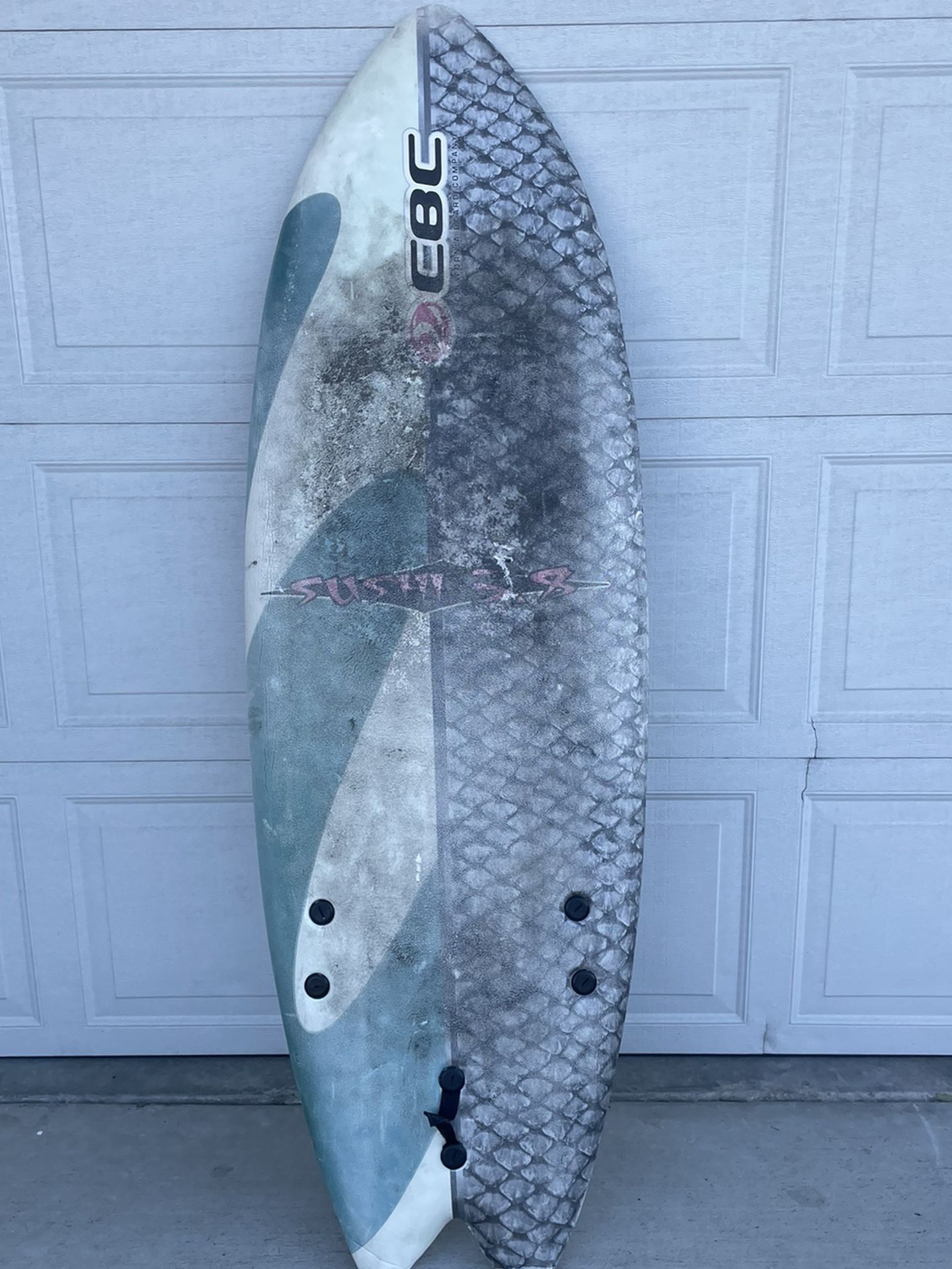 5’5” Foam Top Fish Surf Board