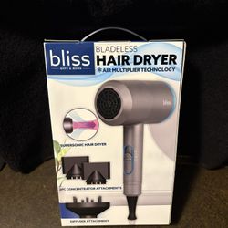  Bliss  Bladeless Hair Dryer 