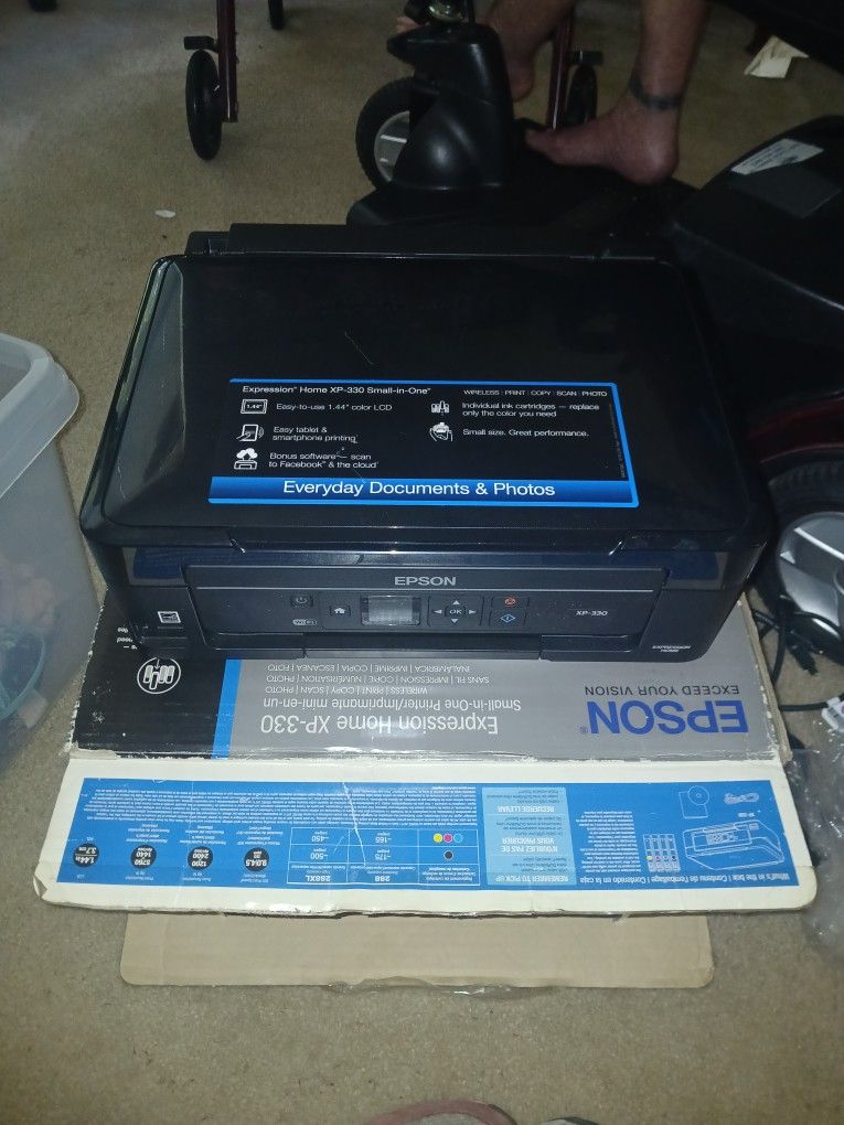Epson Home Xp-330 Printer, Scanner, Copier