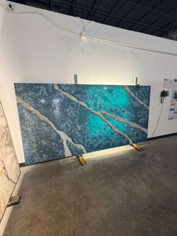 Kitchen countertop stone Translucent quartz slab