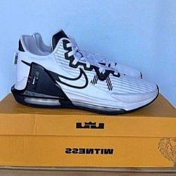 Size 13 Men's NIKE LEBRON JAMES WITNESS VI 6 TB...CASHONLY