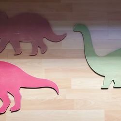 Dinosaur wood decor bedroom