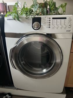 Samsung DV410AEW/XAA Clothes Dryer with Steam
