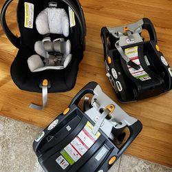 Chicco KeyFit 30 Infant Carseat and Bases