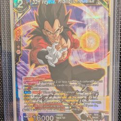 Vegeta card signed by Rene Garcia