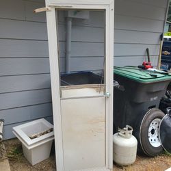 Screen Door Off 2003 Coleman Camper