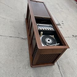 1960s Magnavox Astro Sonic Walnut Console