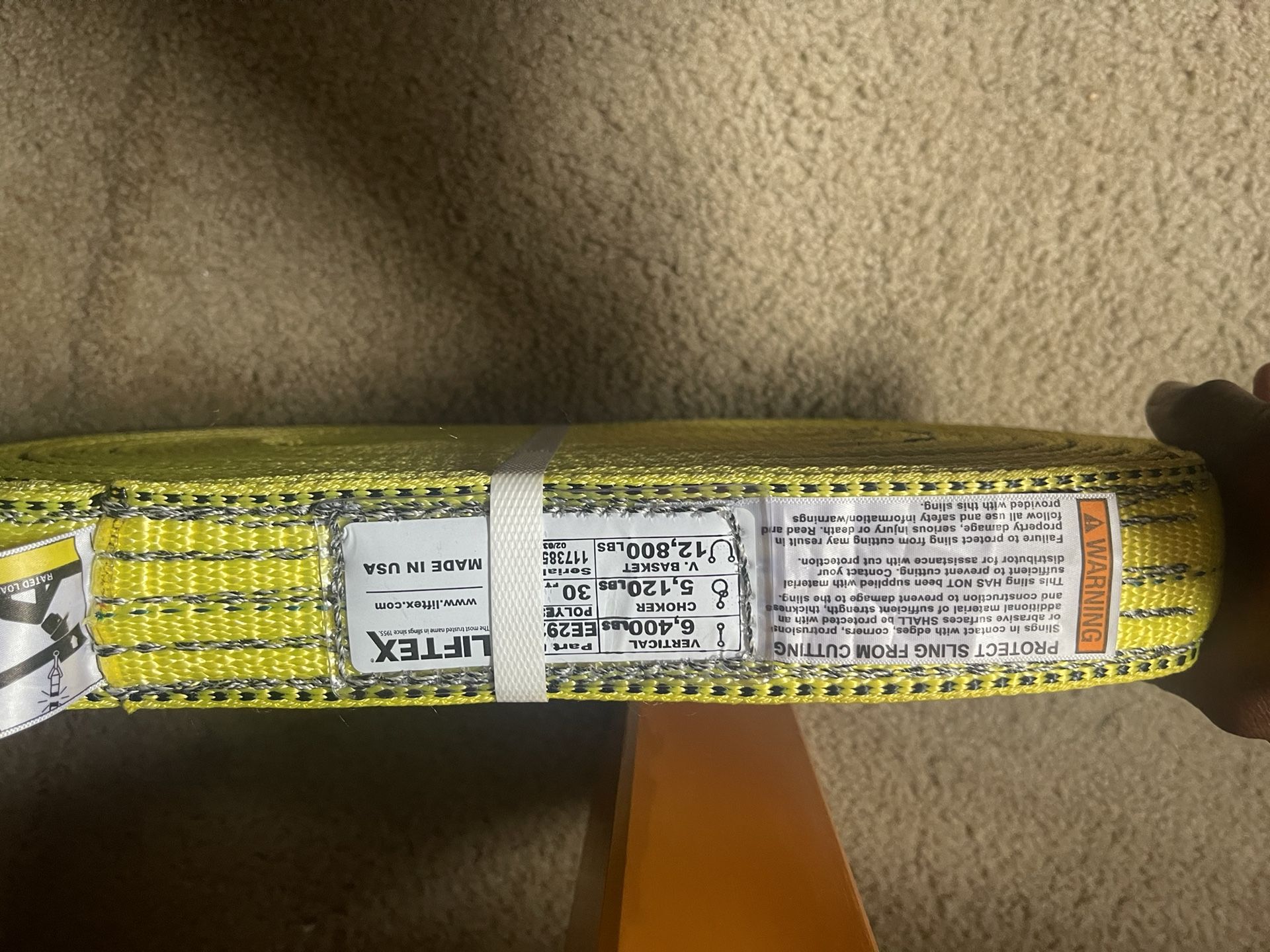Crane Straps Quick Sale