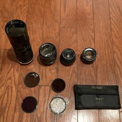 Lot Of Camera Lenses