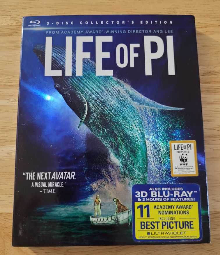 LIFE OF PI 3D (3D DISC ONLY) ***READ BEFORE MESSAGING*** (SEE OTHER POSTS)