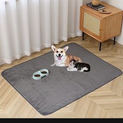 40"*50" Waterproof Dog Blanket Cover Non-Slip Fleece Lightweight Fluffy Cozy Pet Blanket for
