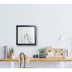 Minimalist framed original wall art | acrylic on canvas | home & room decor | "travel i"