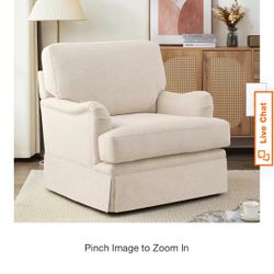 Chair Modern Upholstered Armchair Metal Base Barrel Sofa Chair