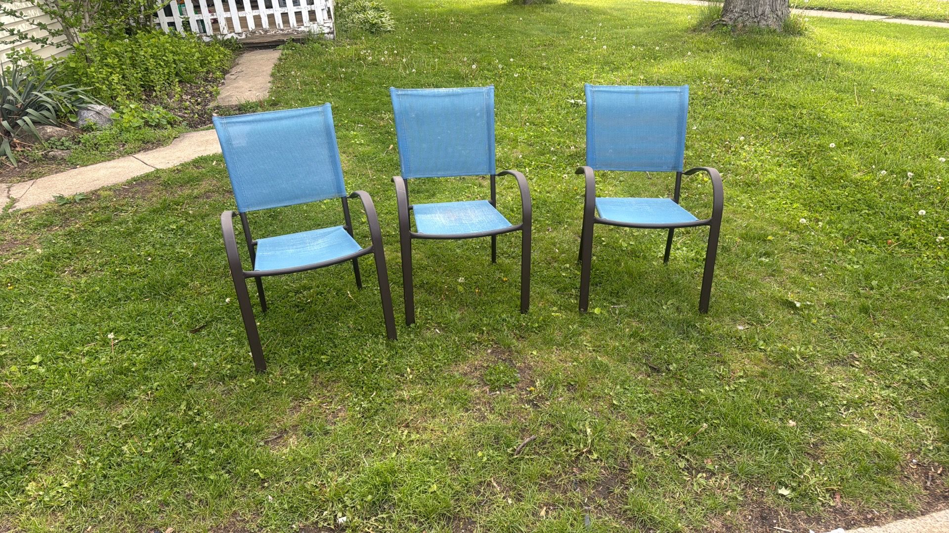 3 Outdoor Patio Chairs
