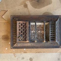  Spanish revival Copper heater Decorative face