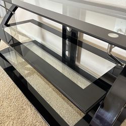 Glass TV stand