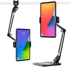 iPad mount, Twelve South Hover Bar Duo for iPad, Adjustable Arm with Weighted Base, includes clamp, hardware