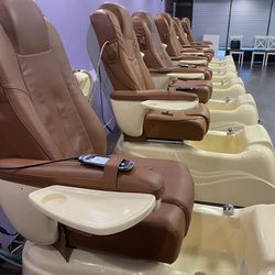 7 Pedicure Chairs