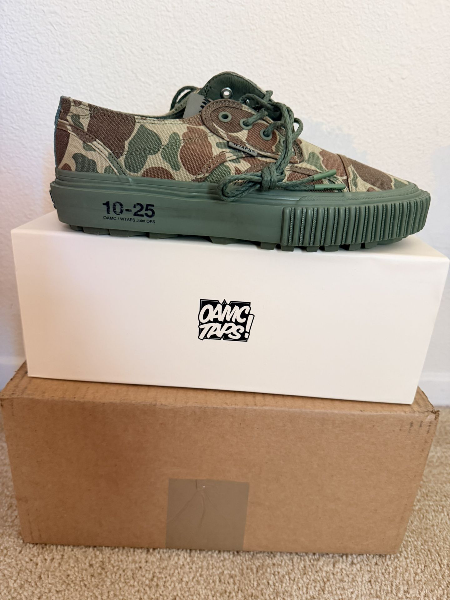 Vans OTW Seylynn Lug WTAPS Duck Camo Size 9 Supreme Vault Syndicate