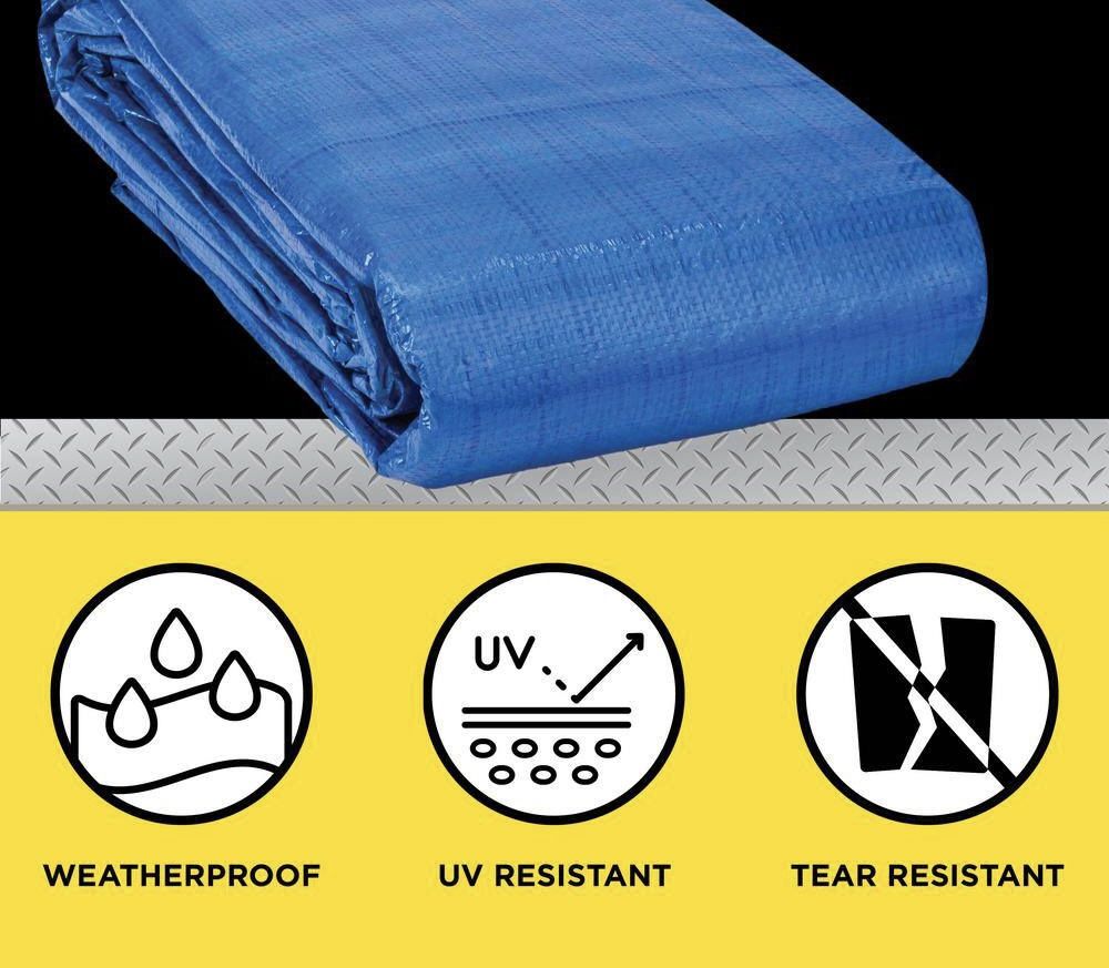 Blue Poly Tarp