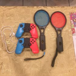 gamepad wireless And  TalkWorks Tennis Racketes for Nintendo switch Like New In Great Working Condition With Charger 