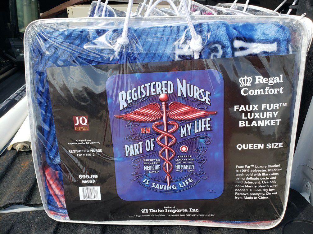Registered nurse part of my life is saving life brand new Queen size
