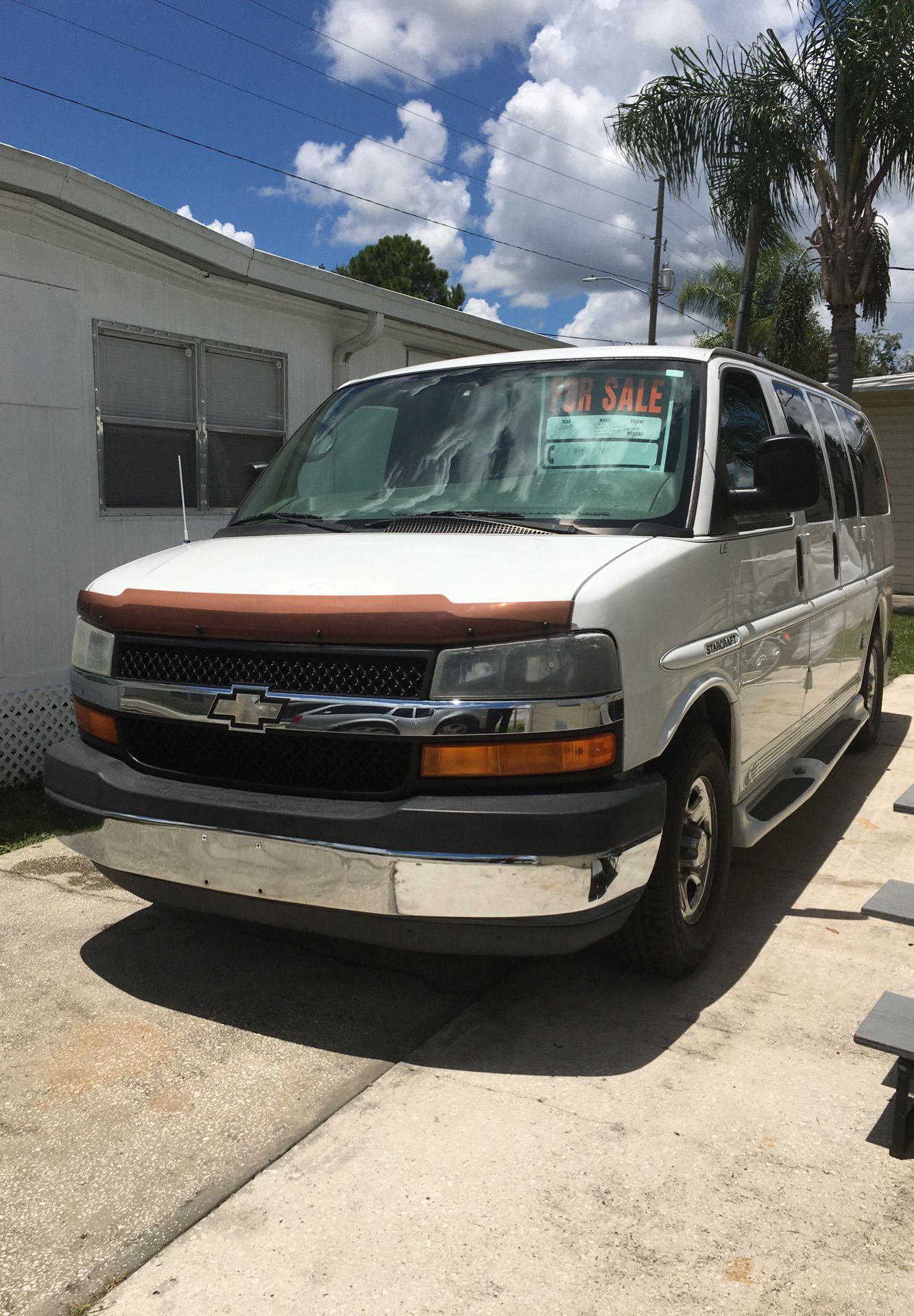 2007 Chevy Van 1500 express Starcraft handicap van never out of Florida asking 20 thousand to pay off loan to get car permit