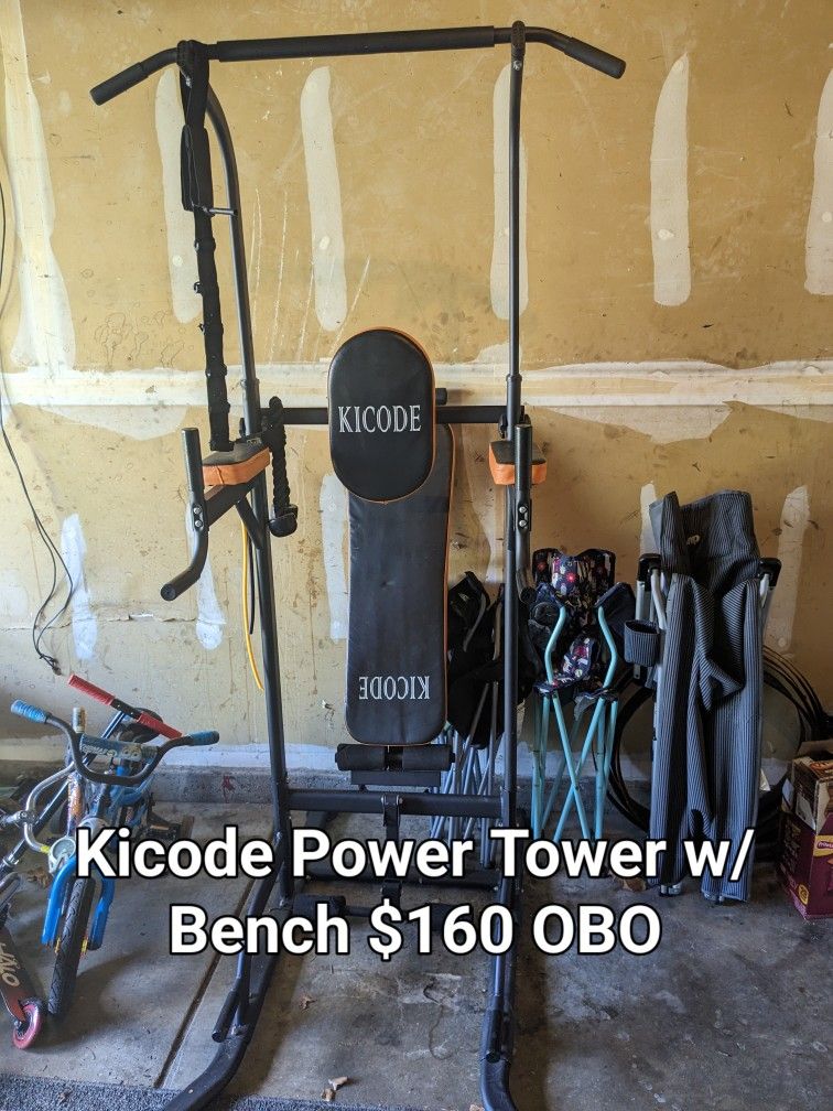 KICODE Power tower w/ Bench