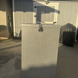 Diamond Plate Utility Box $50