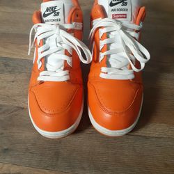 Nike Sb Air Force 2 Low Supreme Orange size 11